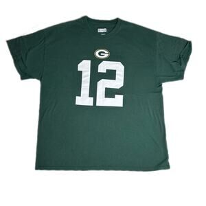 Green Bay Packers Roggers 12 Green Tee Shirt well loved